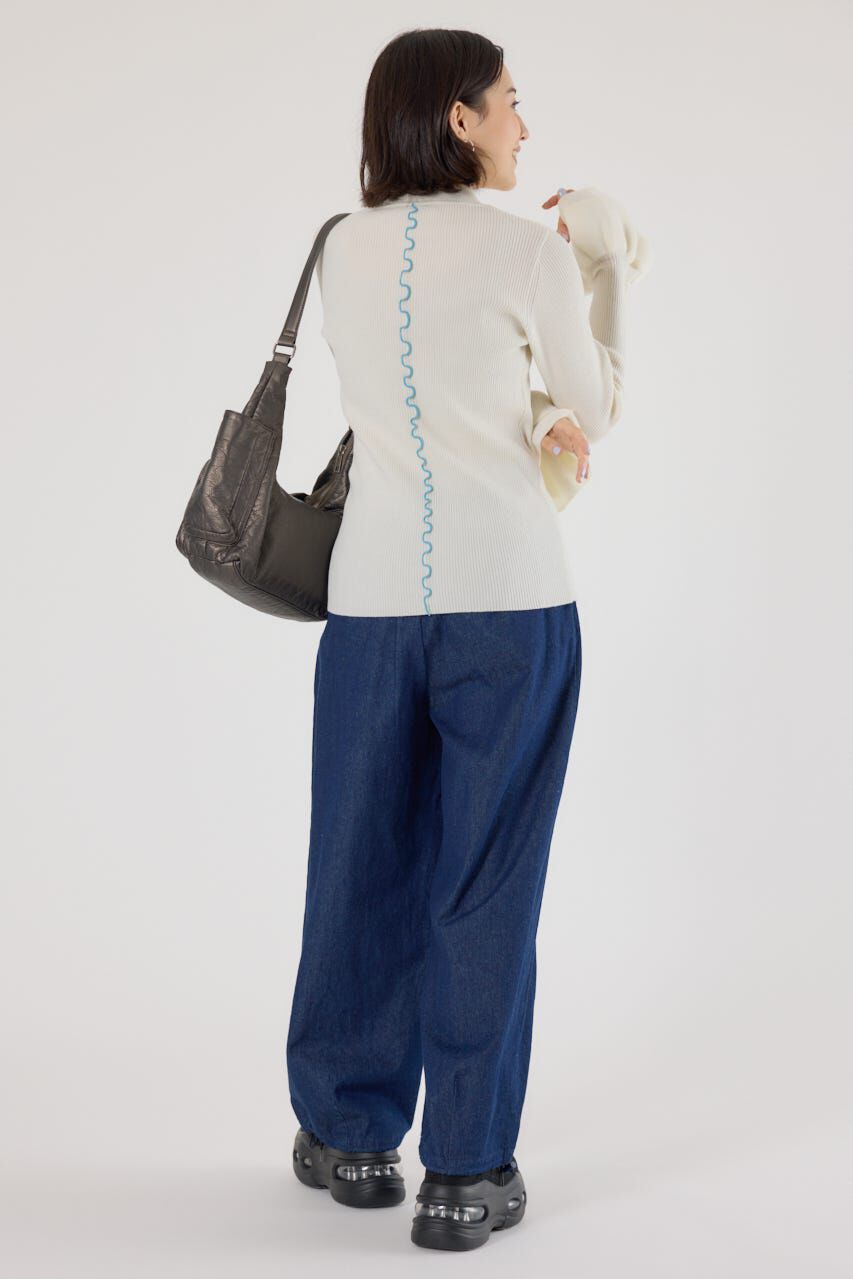 RODEO CROWNS「フリルリブニットトップス」|ニット・セーター|