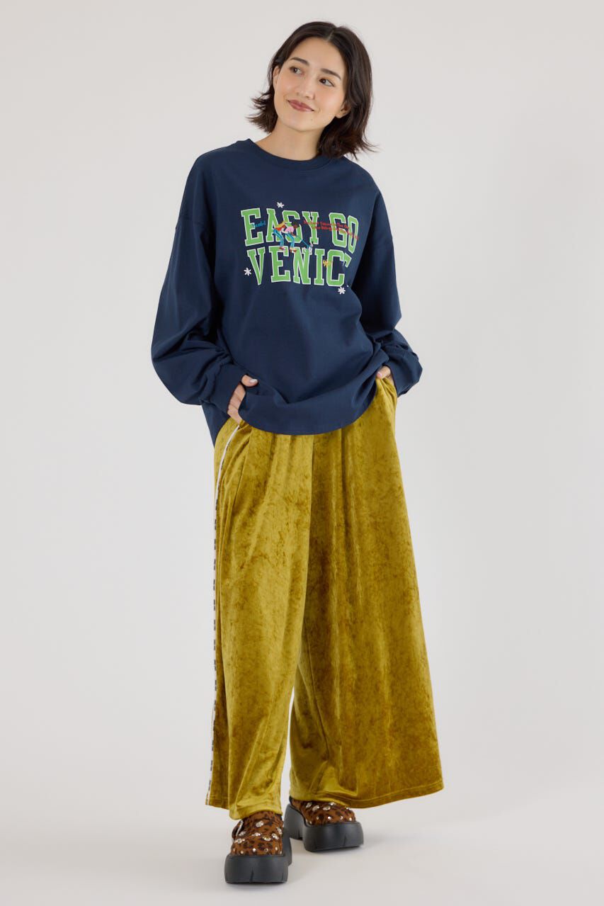 RODEO CROWNS「embroidery collegeロング Tシャツ」|Tシャツ・カットソー|