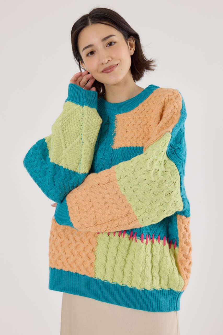 RODEO CROWNS「カスタムケーブルニット」|ニット・セーター|