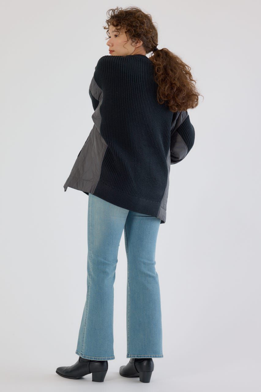 RODEO CROWNS「キルトドッキングニットブルゾン」|カーディガン|