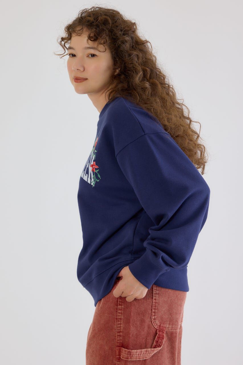 RODEO CROWNS「フラワーステッチカレッジスウェット」|パーカー|