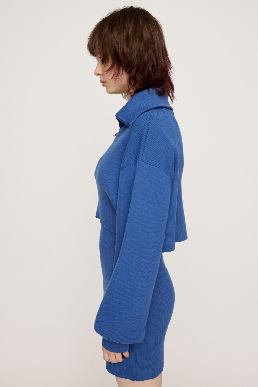 SLY「BIG COLLOR ZIP UP 2P ショートワンピース」|ワンピース|