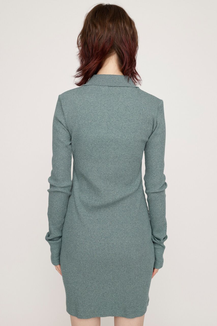 SLY「FRONT ZIP CUT ショートワンピース」|ワンピース|