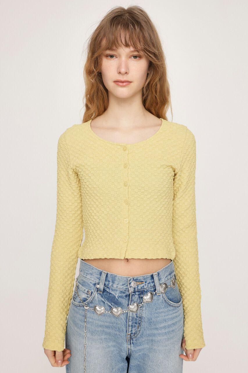 SLY「BUMPY CUT JQ カーディガン」|カーディガン|