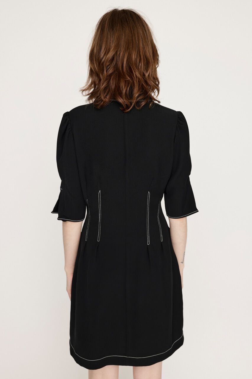 SLY「FRONT ZIP TUCK ショートワンピース」|ワンピース|