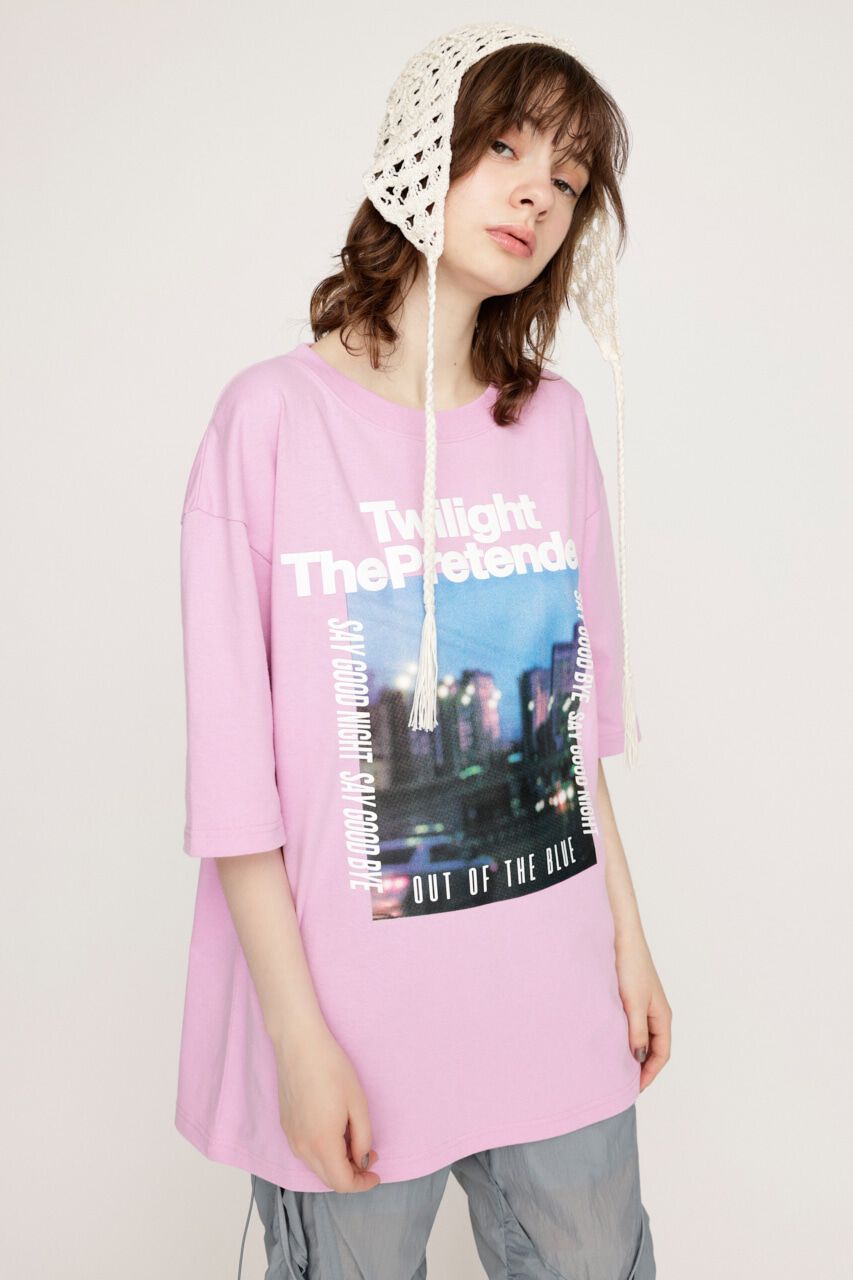 SLY「FOAM LOGO PHOTO Tシャツ」|Tシャツ・カットソー|