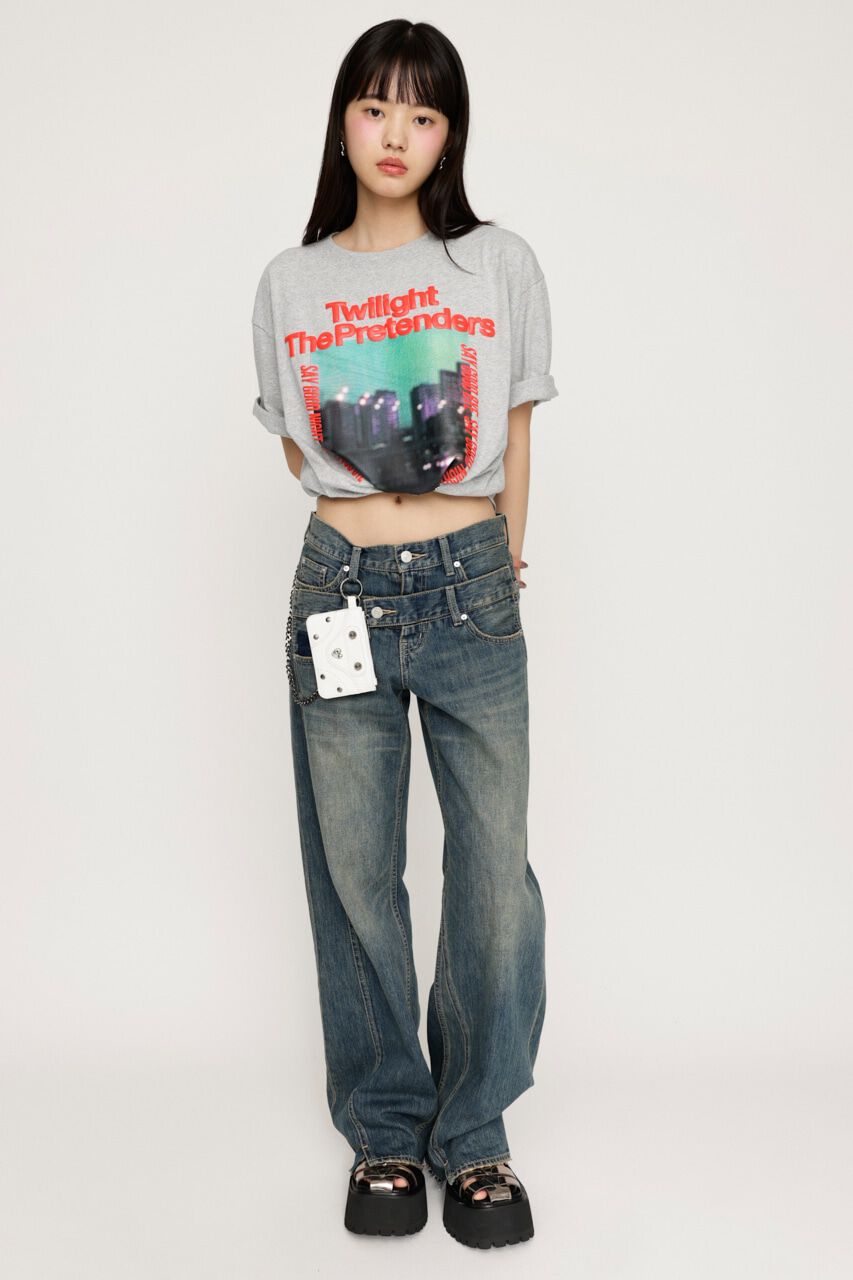 SLY「FOAM LOGO PHOTO Tシャツ」|Tシャツ・カットソー|