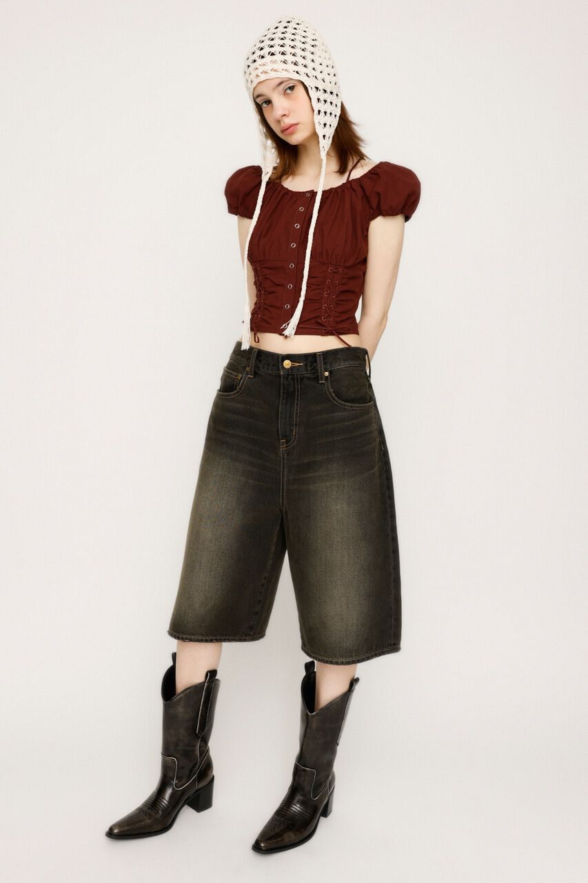 SLY「FRONT LACE UP ブラウス」|シャツ・ブラウス|