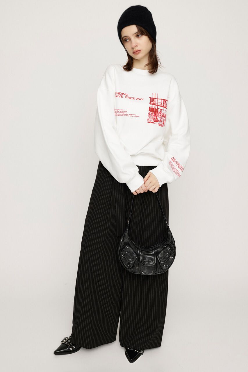 SLY「PHOTO LOGO SW トップス」|Tシャツ・カットソー|