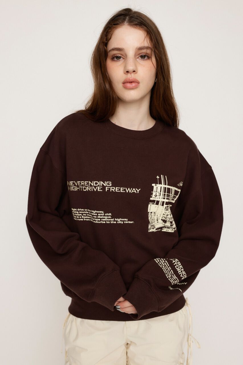 SLY「PHOTO LOGO SW トップス」|Tシャツ・カットソー|