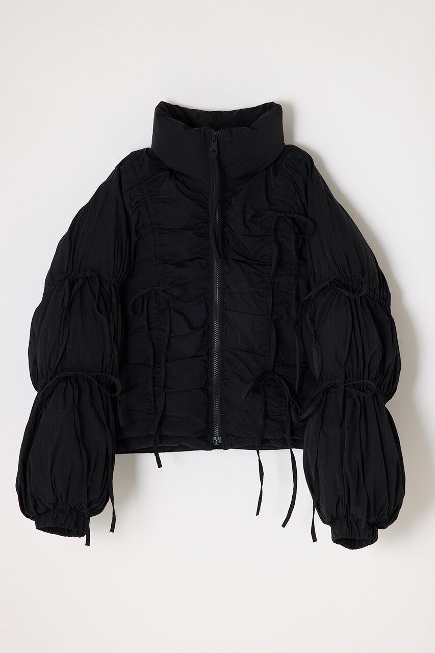 SLY「RIBBON GATHER PUFFER ジャケット」|その他|