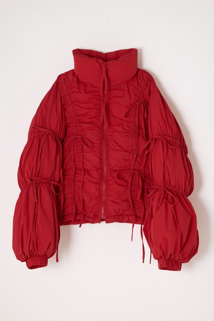 SLY「RIBBON GATHER PUFFER ジャケット」|その他|