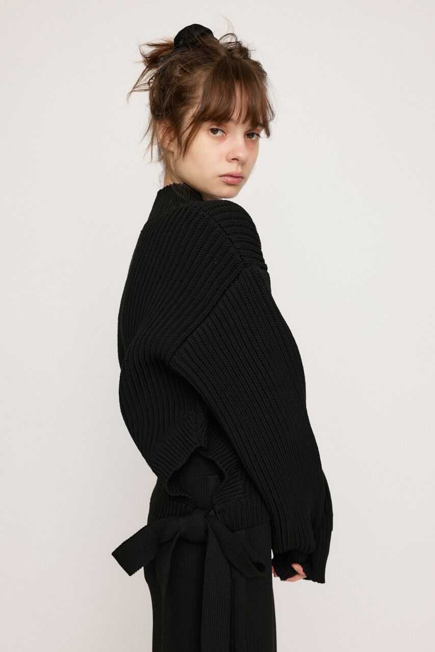 SLY「SIDE RIBBON LG トップス」|ニット・セーター|
