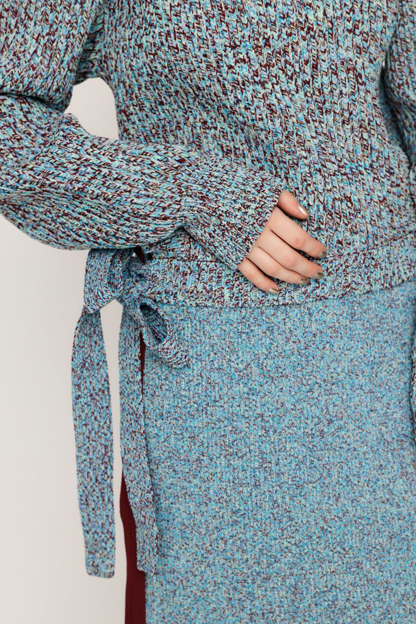 SLY「SIDE RIBBON LG トップス」|ニット・セーター|