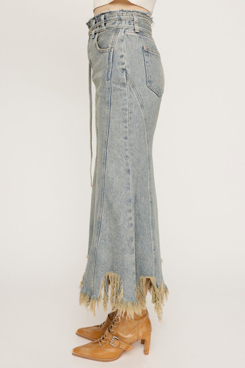 SLY「L／W DEEP DAMAGE MERMAID ロングスカート」|スカート|