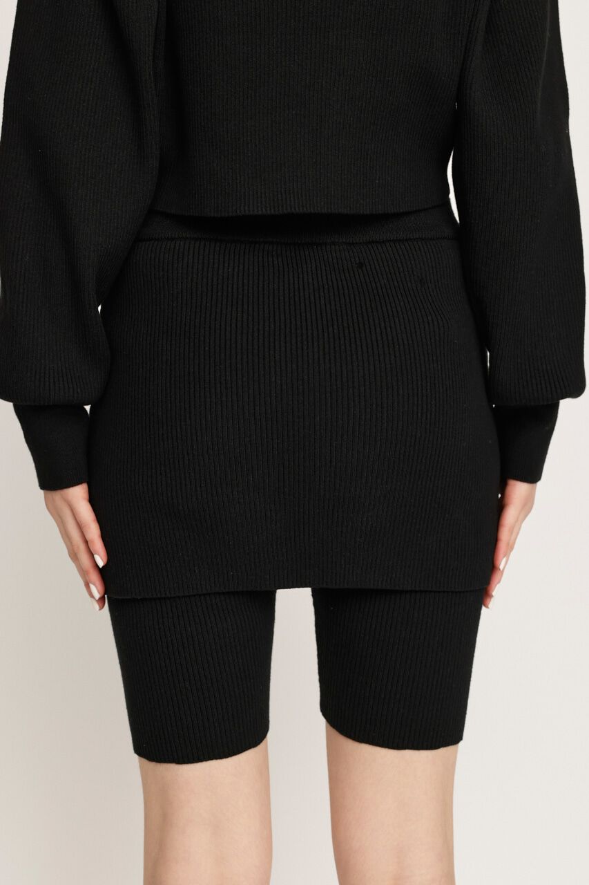 SLY「LAYERED KNIT ショートパンツ」|その他|