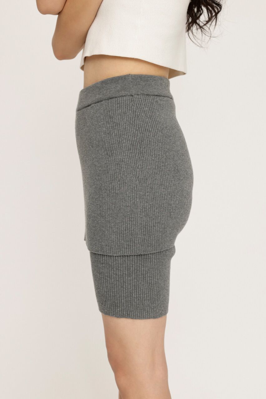 SLY「LAYERED KNIT ショートパンツ」|その他|
