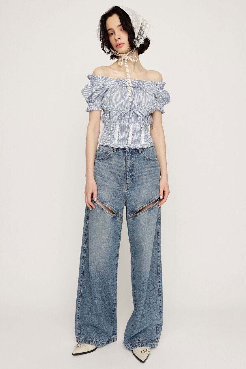 SLY「COTTON LACE トップス」|シャツ・ブラウス|