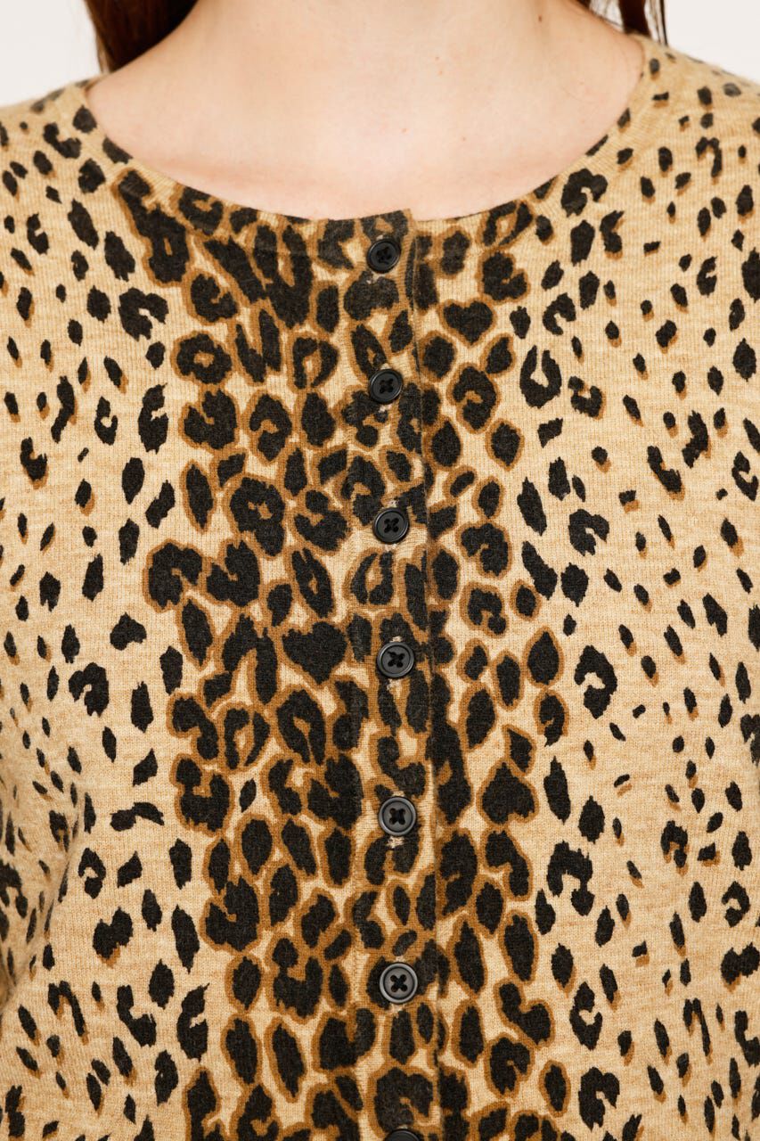 SLY「COMPACT LEOPARD カーディガン」|カーディガン|