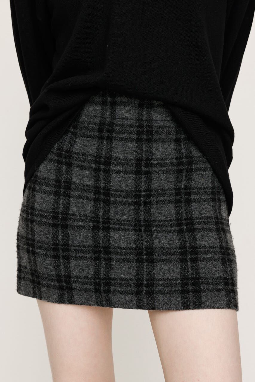 SLY「SHORTS IN KNIT ショートスカート」|スカート|M/BLK7