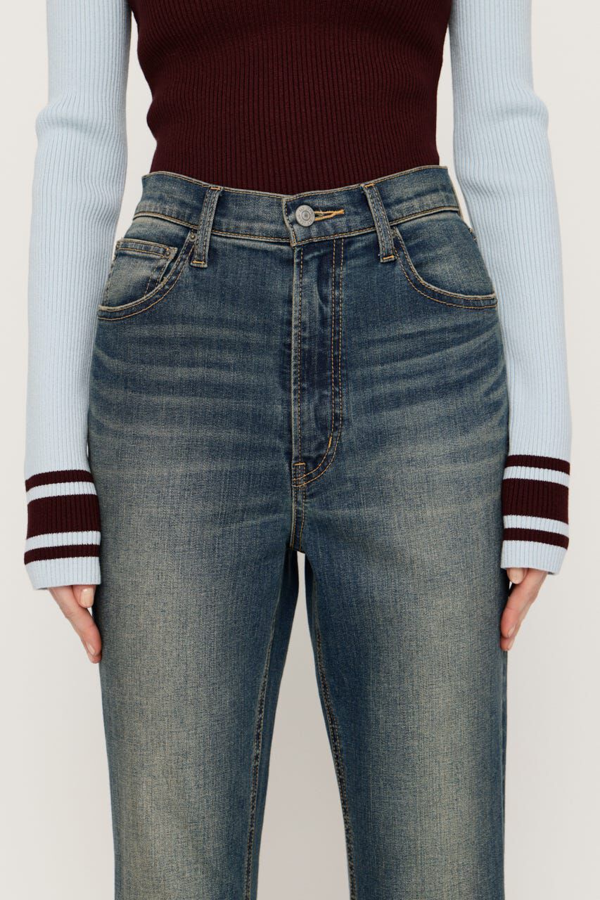 SLY「HW FLARE PT-C WITH ROICA（R）EF」|デニム|