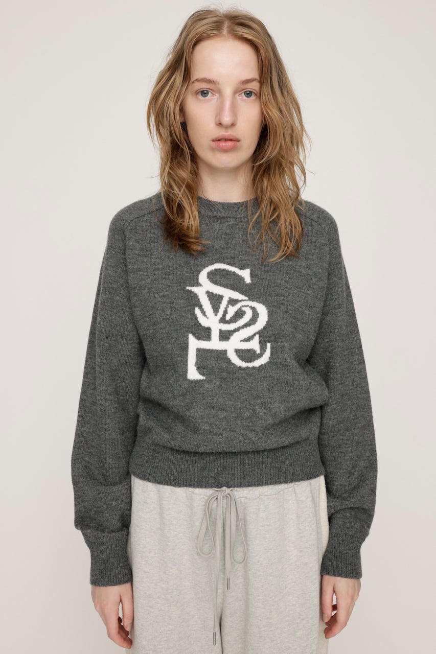 SLY「LOGO JQ KNIT トップス」|ニット・セーター|