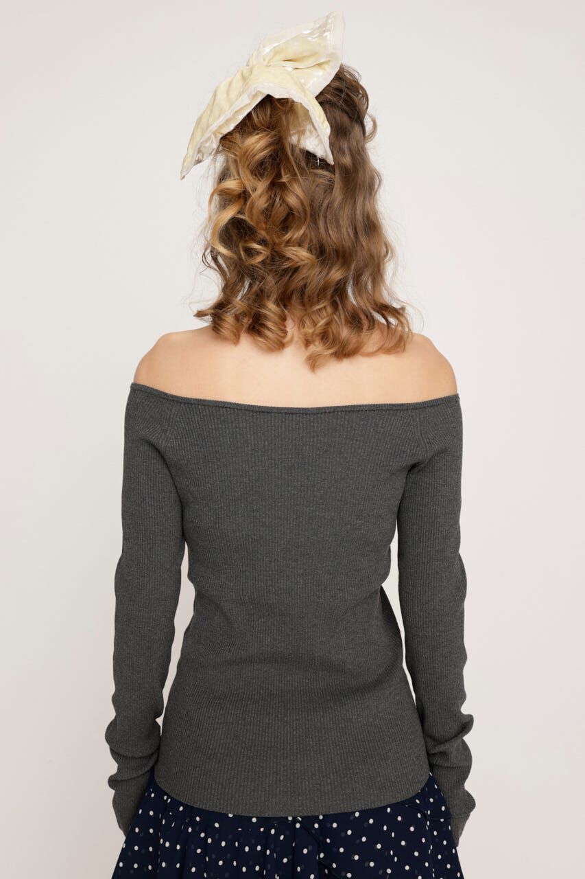 SLY「HG OFFSHOULDER トップス」|ニット・セーター|