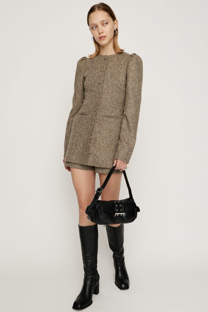 SLY「PUFF SLEEVE FRONT BUTTON 2P」|ワンピース|