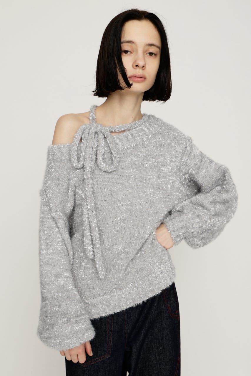 SLY「2WAY SHOULDER KNIT トップス」|ニット・セーター|SLV