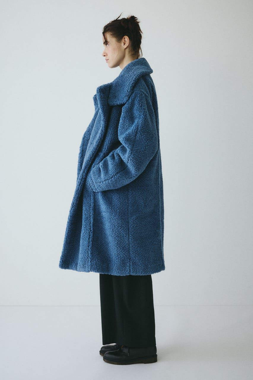 HeRIN.CYE「Stand collar boa coat」|その他|