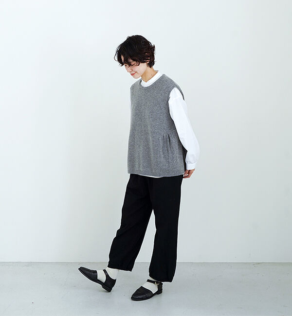 オオカミとフクロウ「オオカミと夜のリスと星のマルシェ」|ニット・セーター|