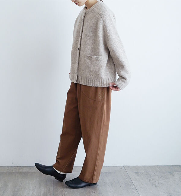 休日と詩「休日のスモールポケットカーディガン」|カーディガン|