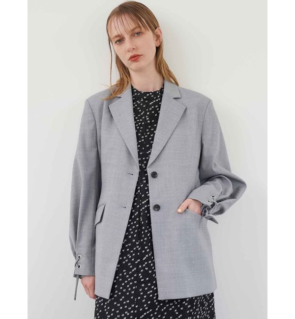 ELENDEEK「LACE UP SLEEVE JK」|テーラードジャケット|