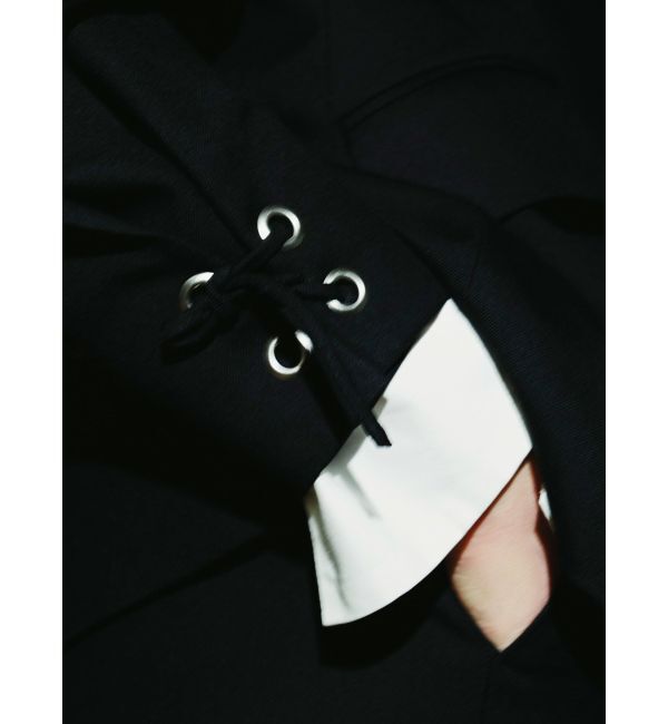 ELENDEEK「LACE UP SLEEVE JK」|テーラードジャケット|
