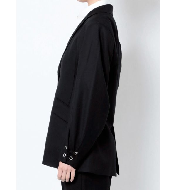 ELENDEEK「LACE UP SLEEVE JK」|テーラードジャケット|