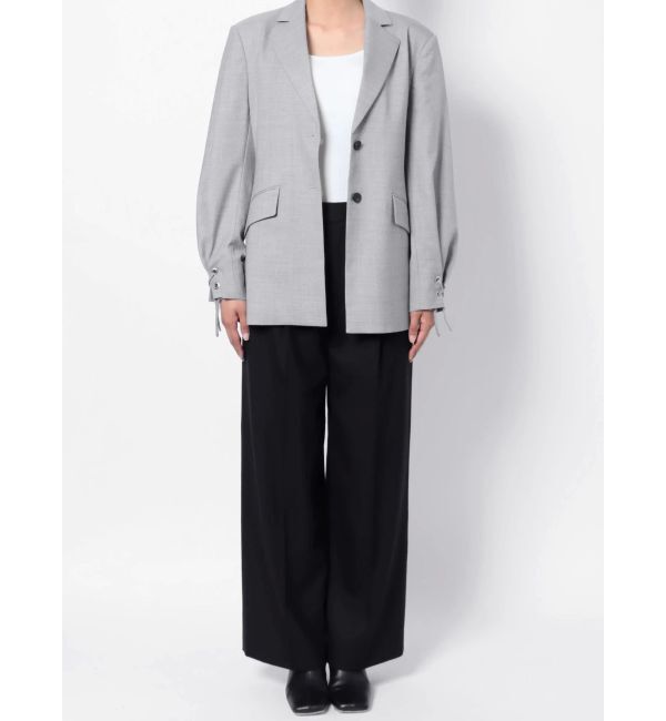 ELENDEEK「LACE UP SLEEVE JK」|テーラードジャケット|