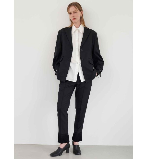 ELENDEEK「LACE UP SLEEVE JK」|テーラードジャケット|