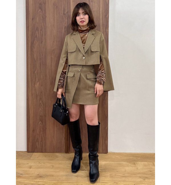 dazzlin「ベロアギャザーカットソー」|Tシャツ・カットソー|