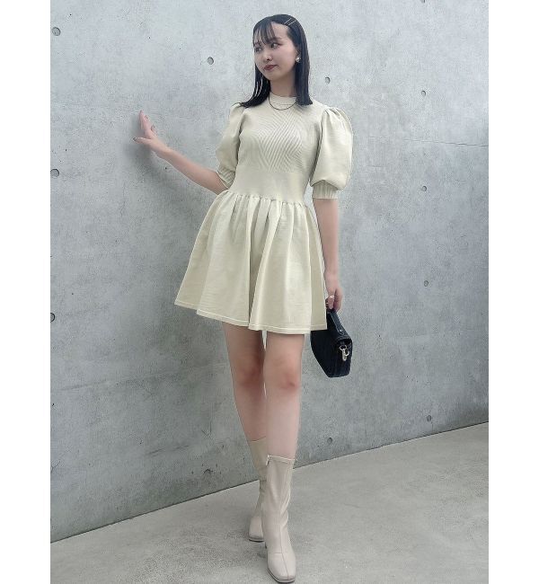 dazzlin「ホールガーメントミニワンピース」|ワンピース|