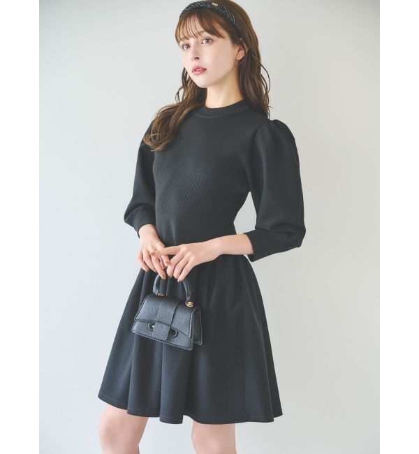 dazzlin「ホールガーメントミニワンピース」|ワンピース|