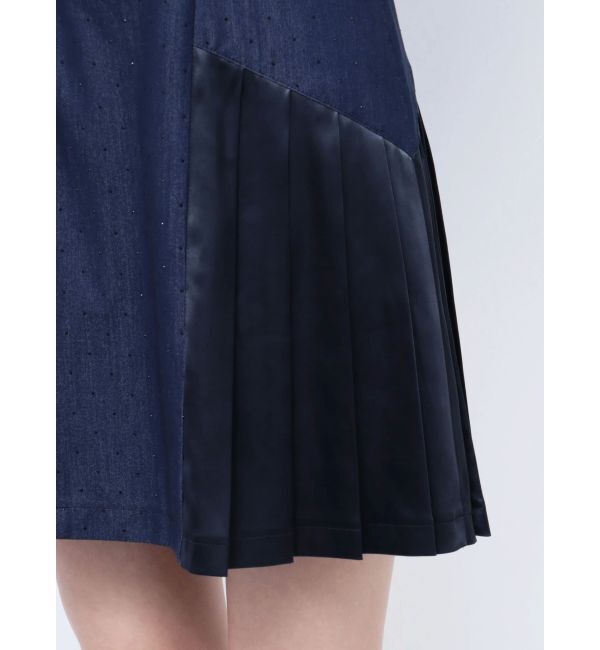 dazzlin「サイドプリーツミニワンピース」|ワンピース|