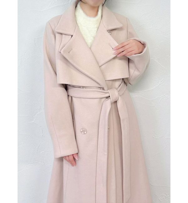 dazzlin「2WAYカラーレディコート」|トレンチコート|