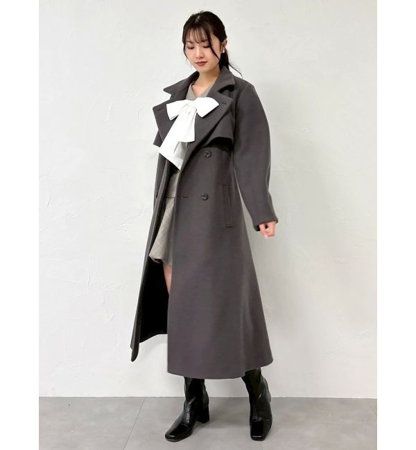 dazzlin「2WAYカラーレディコート」|トレンチコート|