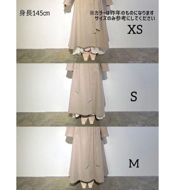 dazzlin「2WAYカラーレディコート」|トレンチコート|