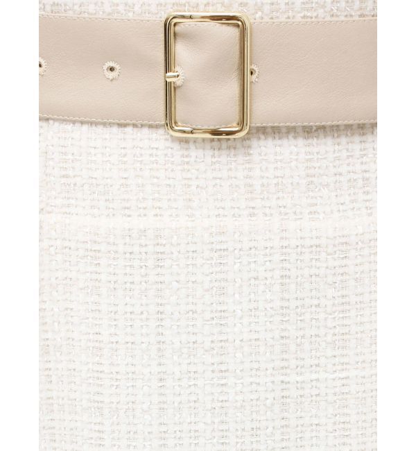 dazzlin「【WEB限定カラーあり】サイドタックベルトフレアスカート」|スカート|