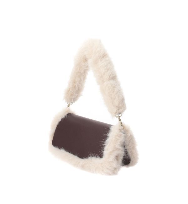 MERCURYDUO「2WAYファートリミングショルダーバッグ」|ショルダー・メッセンジャー|