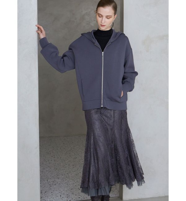 MERCURYDUO「裾チュールレースマーメイドスカート」|スカート|