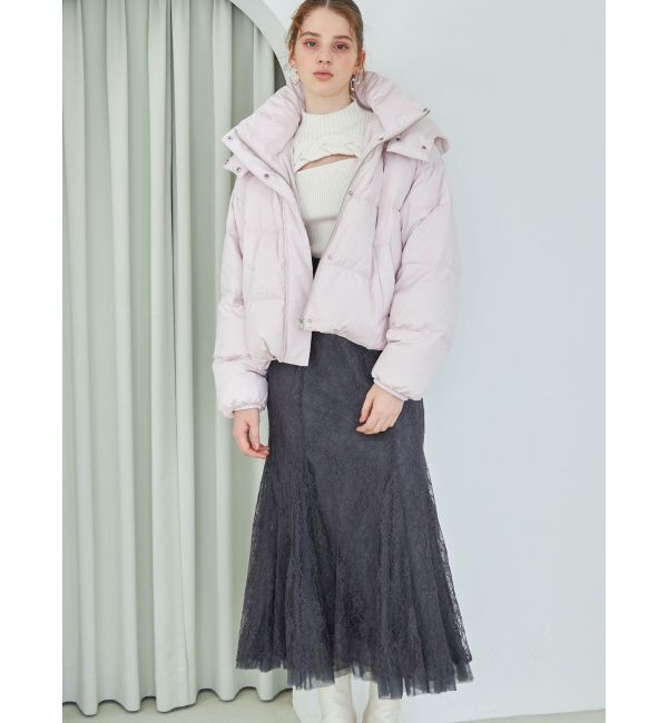 MERCURYDUO「裾チュールレースマーメイドスカート」|スカート|