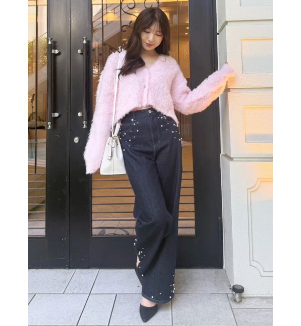 MERCURYDUO「【追加生産】パールデニムパンツ」|デニム|