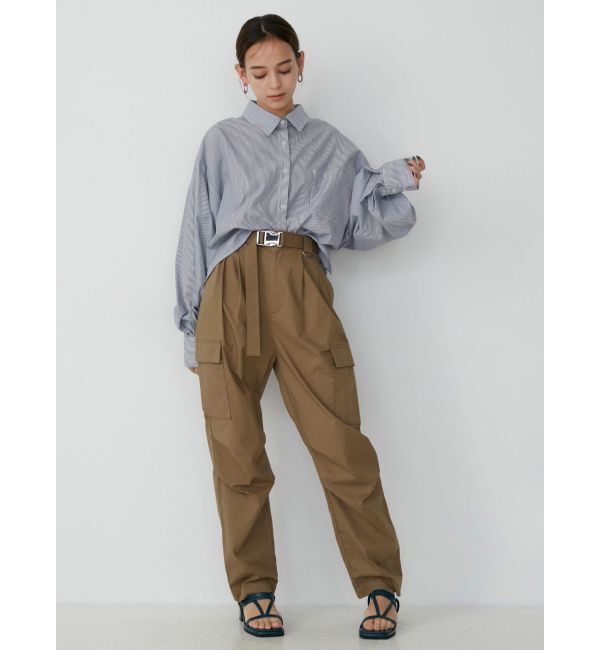 MURUA「クロップドストライプシャツ」|シャツ・ブラウス|